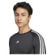 Adidas Ανδρική μακρυμάνικη μπλούζα Techfit Compression 3-Stripes Longsleeve Tee Adidas Ανδρική μακρυμάνικη μπλούζα Techfit Compression 3-Stripes Longsleeve Tee